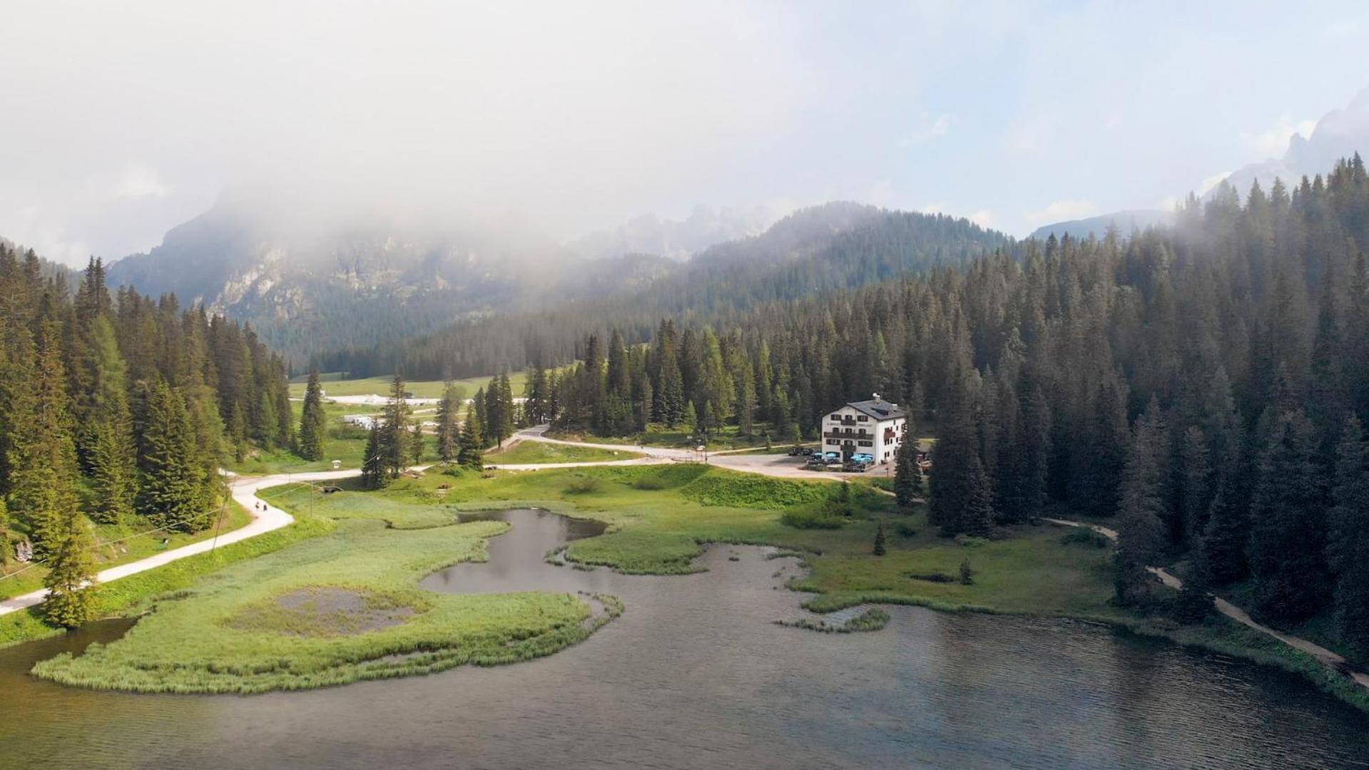 Hotel Miralago Misurina Bagian luar foto