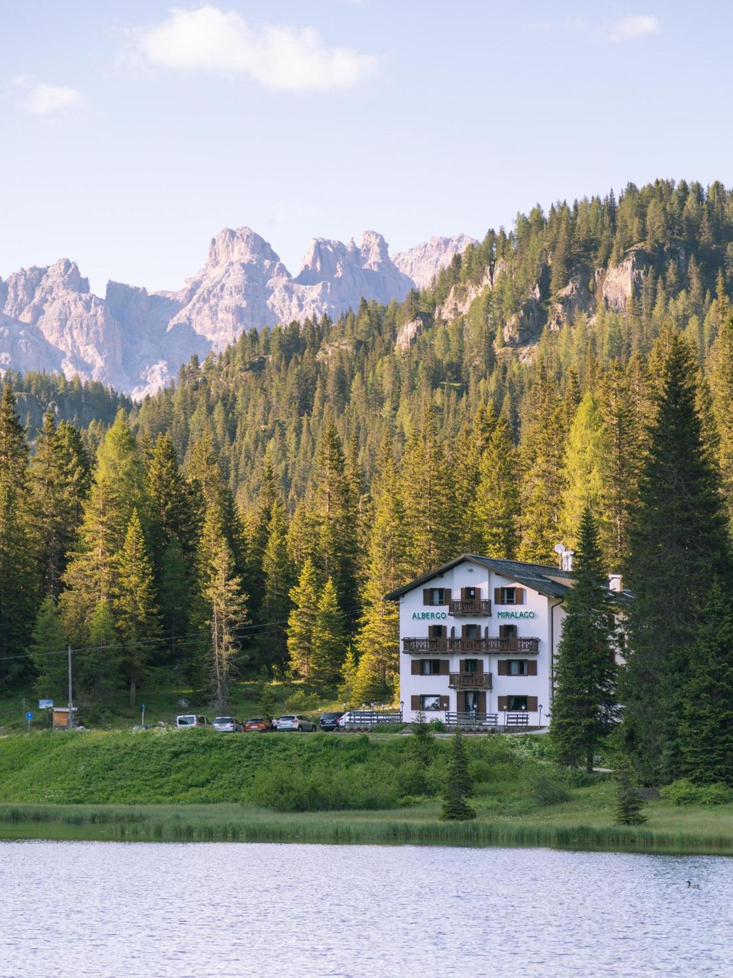 Hotel Miralago Misurina Bagian luar foto
