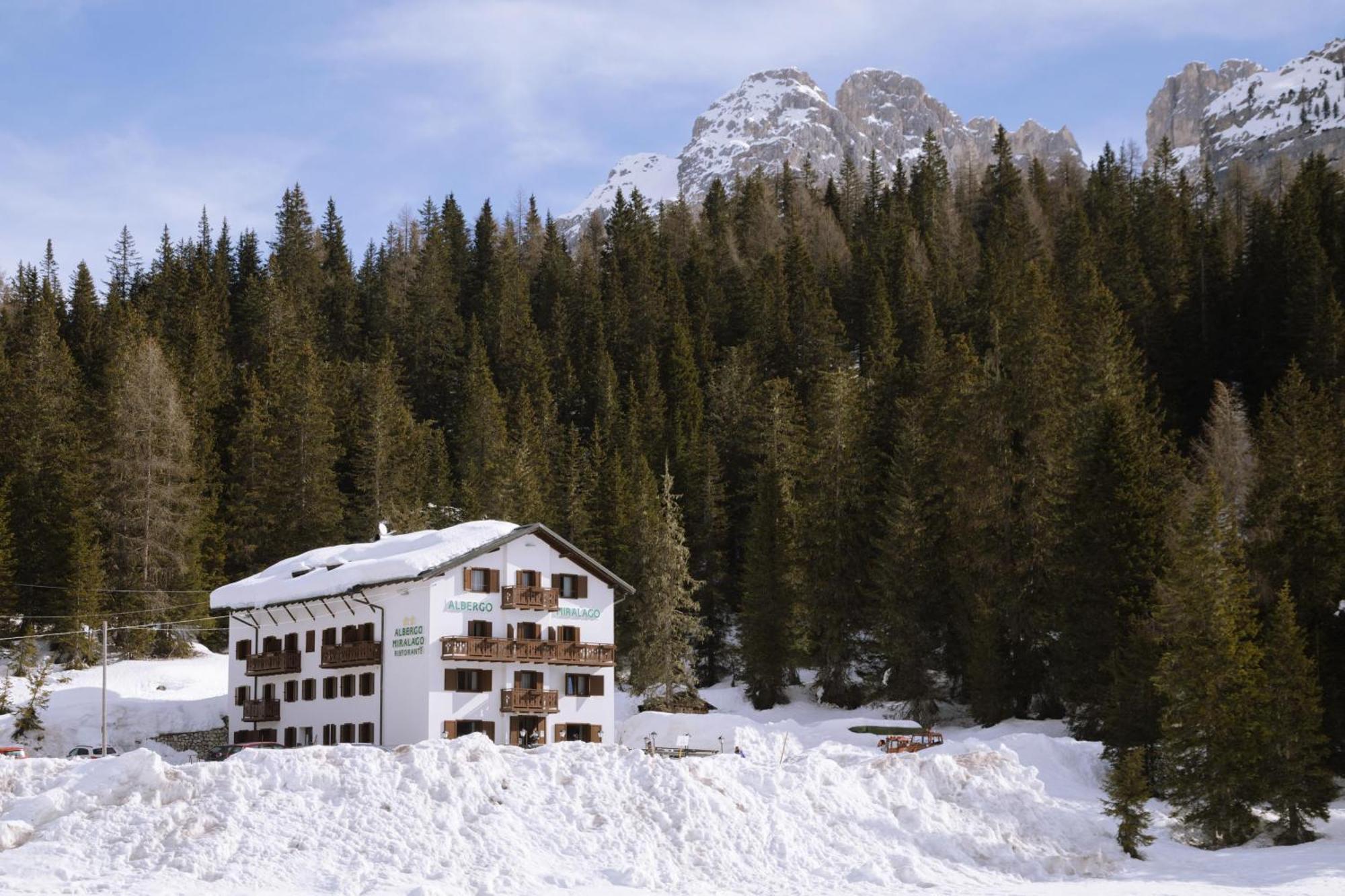 Hotel Miralago Misurina Bagian luar foto