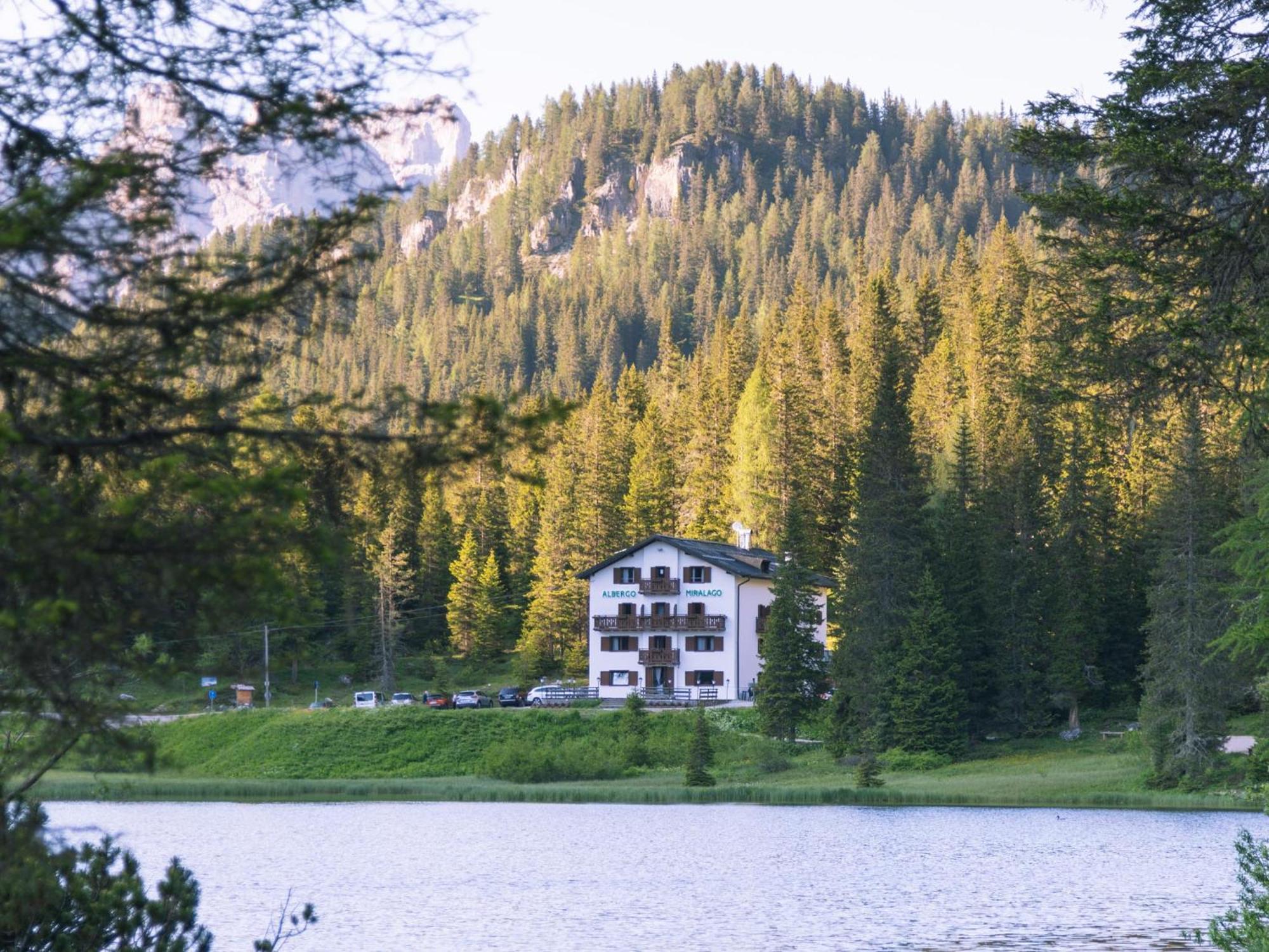 Hotel Miralago Misurina Bagian luar foto