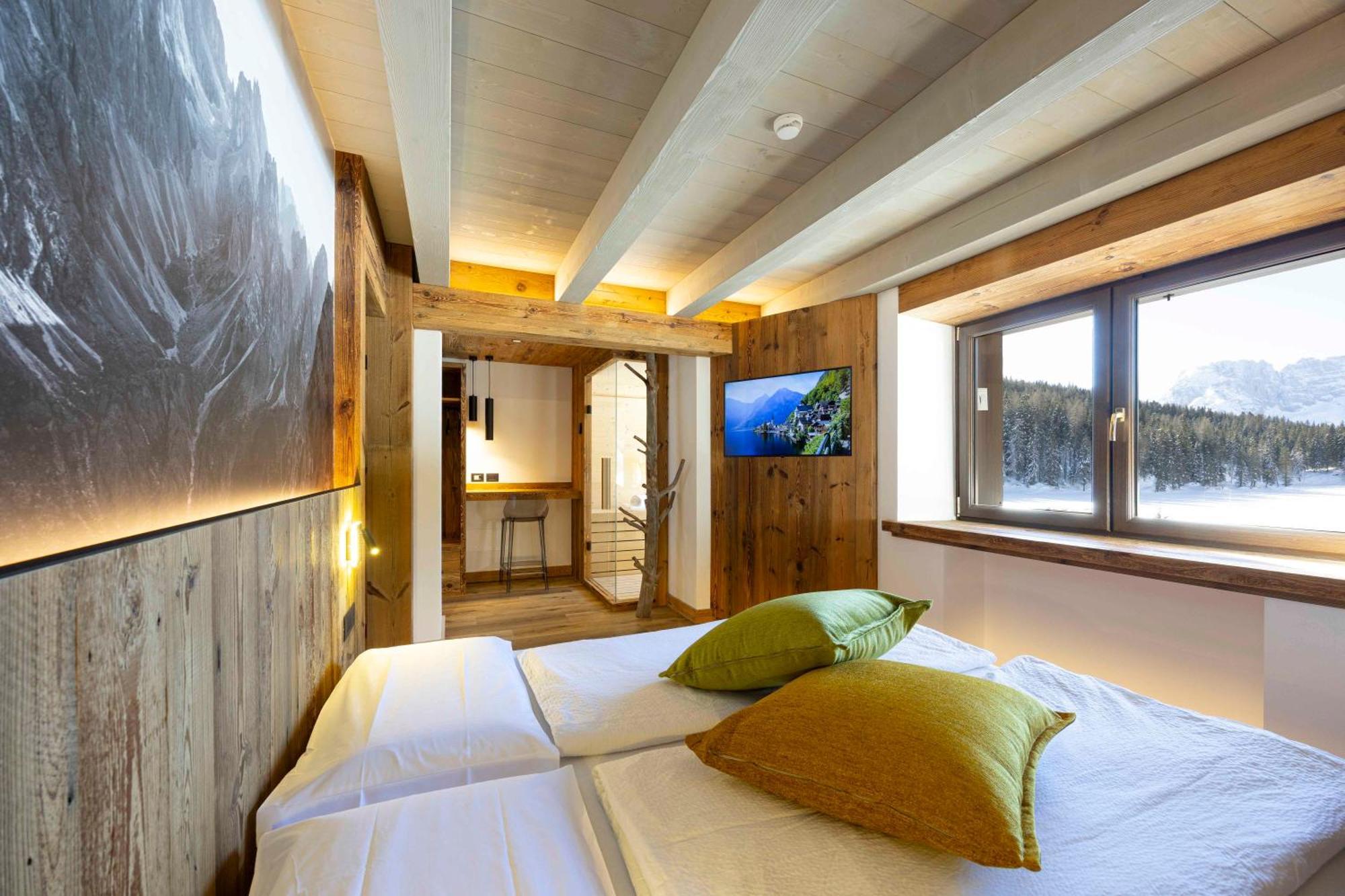 Hotel Miralago Misurina Bagian luar foto